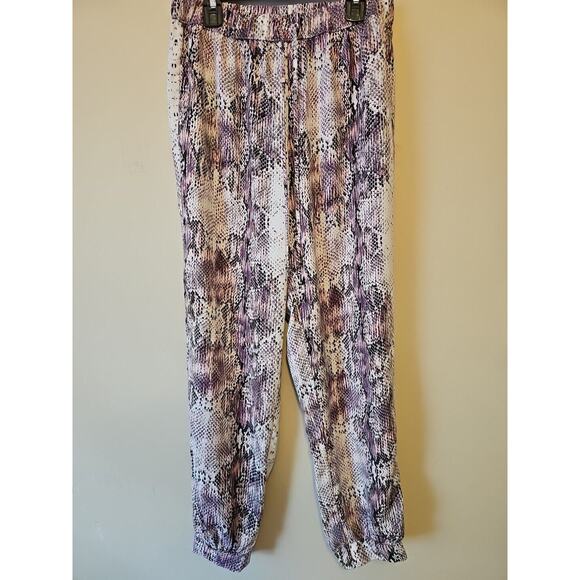 Jennifer Lopez Animal Print Soft Lightweight Pull-on Joggers size S - Picture 1 of 9